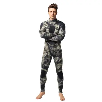 

1.5Mm Camouflage Wetsuit Neoprene Men'S Wetsuit Male Cold And Warm Swimsuit Swimming Wading Swimsuit