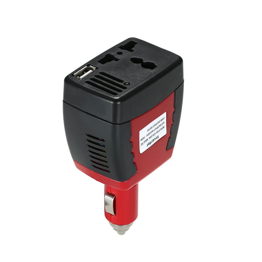 KKMOON 150W DC 12V в AC 220V инвертор Авто преобразователь напряжения Автомобильный Инвертор адаптер с прикуривателем