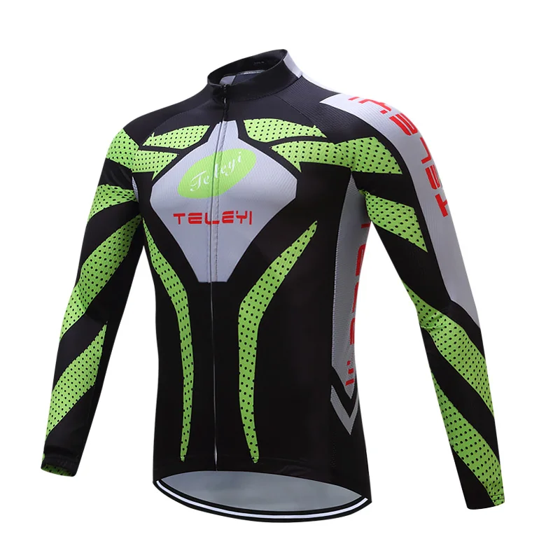 Мужская спортивная одежда для велоспорта, костюм для триатлона, одежда для велоспорта, комплект одежды для горного велосипеда, спортивный костюм, куртка, комплект для униформы, толстовка - Цвет: Shirt 1