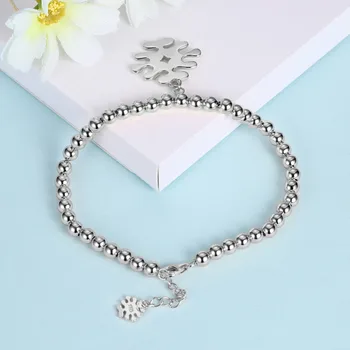 

CGB13 Elegant Rose Gold Plated Small Ball Charm Bracelets For Women Love Bracelet Fashion Wedding Jewelry