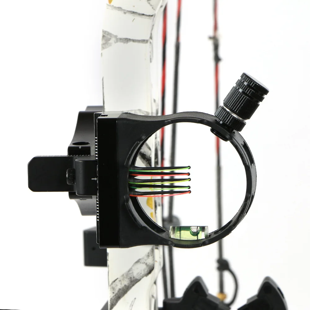 

Huwairen Bow and Arrow Five-pin Aiming with Levelers and Night Light Laser Aiming Instrument Cam Bow Reflex Bow Accessories