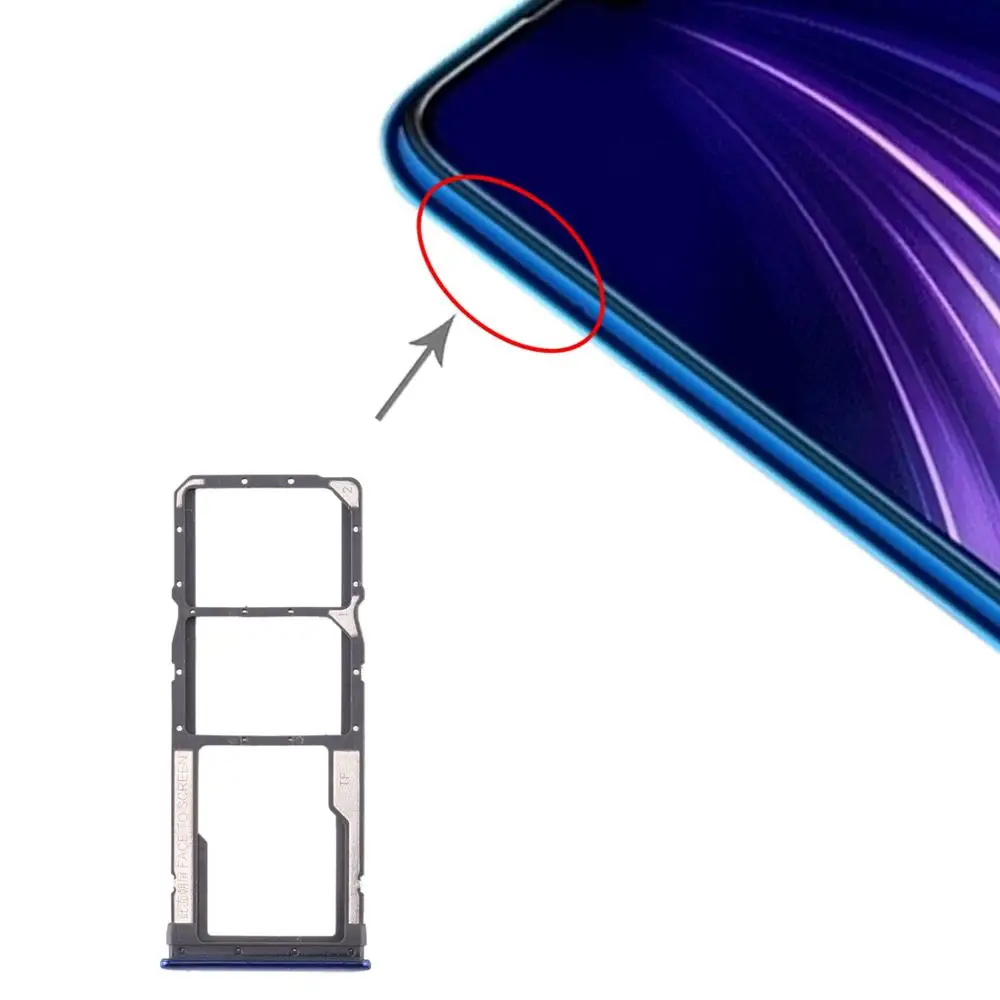 IPartsBuy лоток для sim карт + памяти Micro SD Xiaomi Redmi Note 8|Адаптеры SIM карт| |