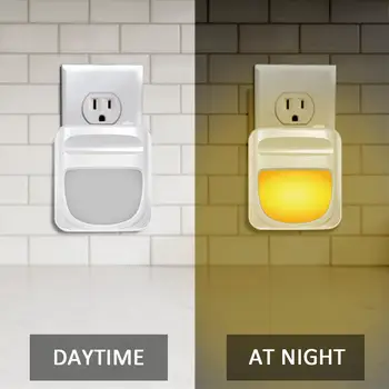 

Safety Lamp Night Light Induction Light LED Automatic Ligh Sensing Bright Creative Energy Saving Plug-In Indoor/Outdoor