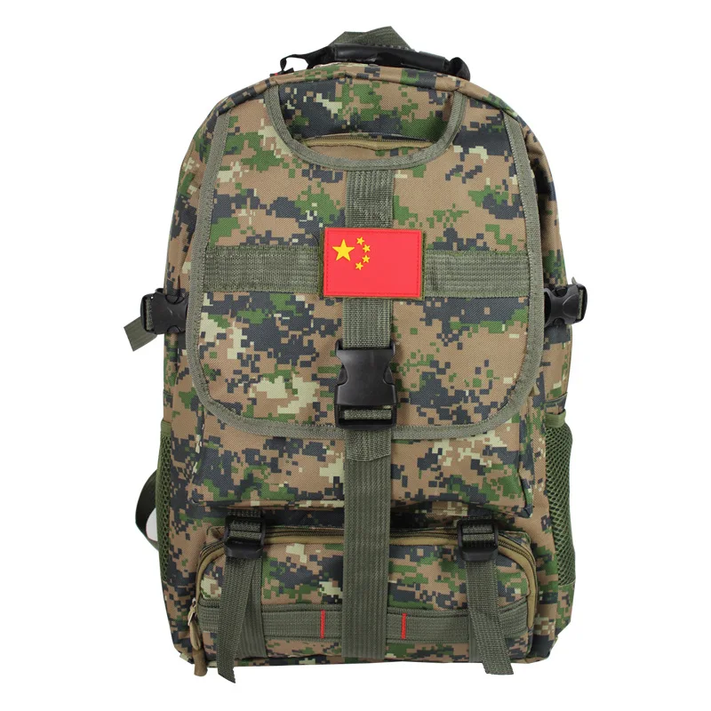 

Manufacturers Direct Selling Camouflage Casual Outdoor National Flag Backpack Travel Mountaineering Bag Large Capacity Camouflag