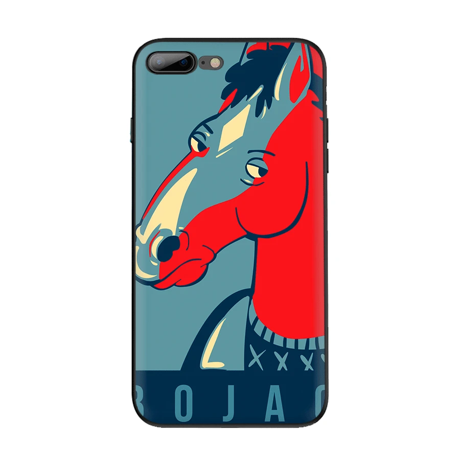 Мобильный телефон чехол для iPhone 6 6s 7 8 Plus iPhone 11 Pro X XR XS Max 5 5S SE чехол мультфильм Конь БоДжек - Цвет: B10
