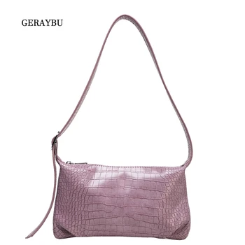

Ladies Handbag High Quality Fashion Women Shoulder Bag Small Crocodile Pattern Youth Simple Daily Bags Temperament Waterproof