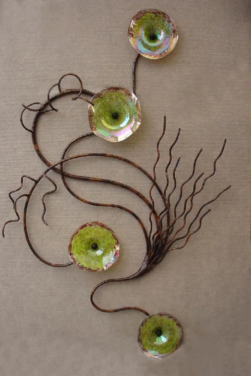 

Выдувная стеклянная тарелка для отеля, искусство стен из искусственного стекла, изготовленные на заказ