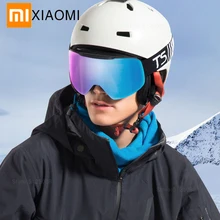 XIAOMI MIJIA сноуборд лыжные очки зимние спортивные очки для сноуборда лыжная маска экипировка снежные очки лыжные аксессуары снегоходная маска лыжная google