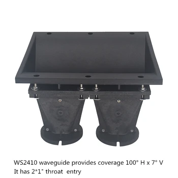 

Finlemho Line Array Speaker Accessories Horn Flare 2x1 Inch WS2410 Professional Audio System For DJ Mixer Stage Home Theater
