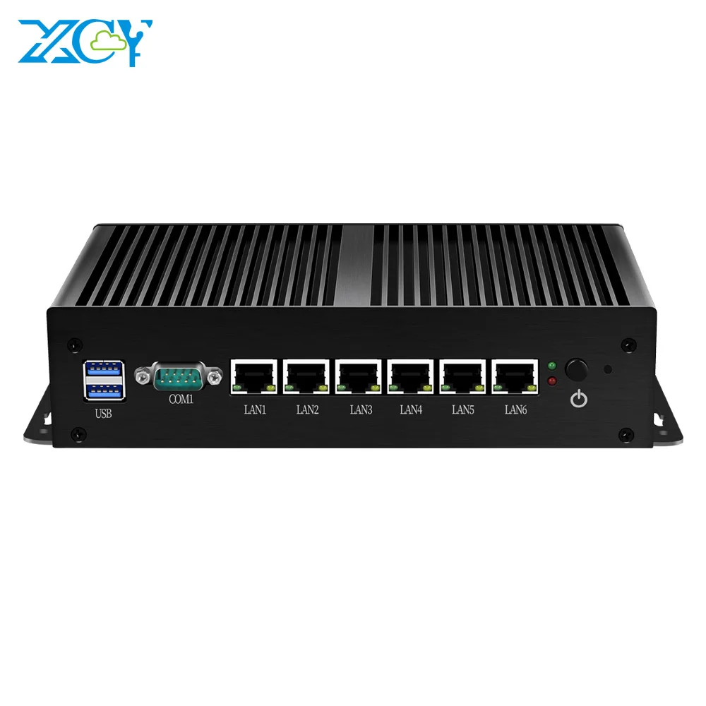 Брандмауэр-роутер XCY мини-ПК i3 7100U Pentium 4405U 6x Gigabit Ethernet LAN Intel i211 NIC RS232 Pfsense Linux OPNsense VPN |