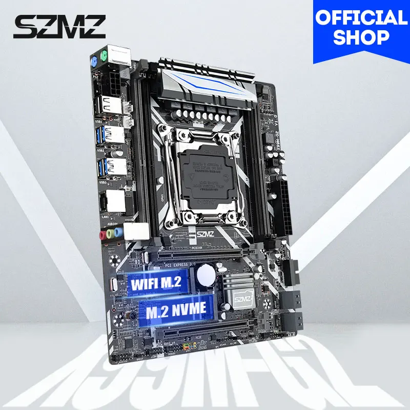SZMZ X99 LGA 2011-3 motherboard support E5 2678V3