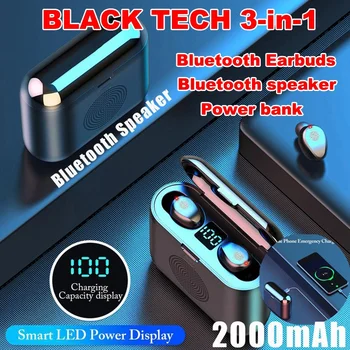 

Bluetooth Earphones with Microphone 5.0 Sound Speaker Noise Cancelling TWS Earbuds Waterproof Wireless Headphones