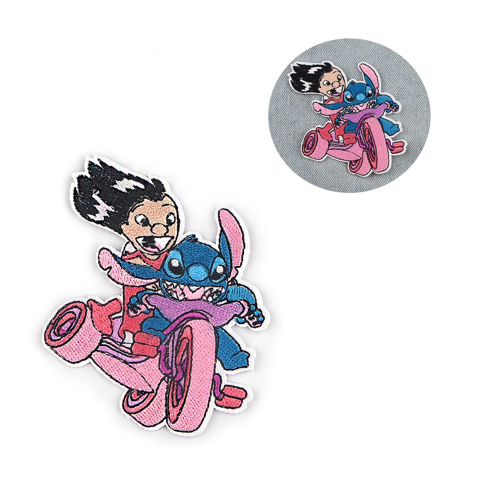 

R937 1pcs Alien Cartoon Sticker For Clothing Applications Patches On Clothes Iron Embroidered Patch For Backpack Badge