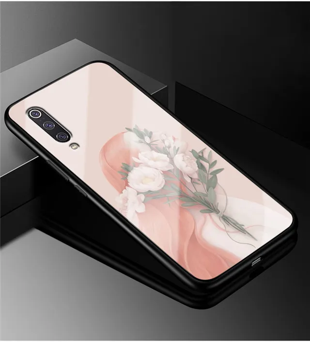 Для xiaomi mi a 3 чехол из закаленного стекла твердая задняя крышка для xiaomi mi a3 чехол Модный мягкий бампер для xiaomi A3 mi a3 mi a 3 чехол s - Цвет: 68