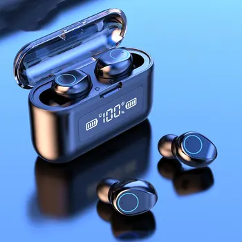 

Wireless Bluetooth Earphone Waterproof Wireless Headphones Headsets Touch Control Music Earbuds for Phone with Microphone Sports