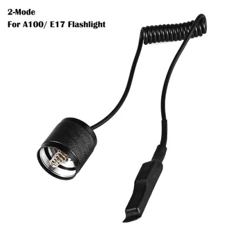 

Tactical Switch Dual Mode Remote Control Pressure Switch A100 Flashlight Torch Tail Switch Tailcap for E17 A100 LED Flashlight