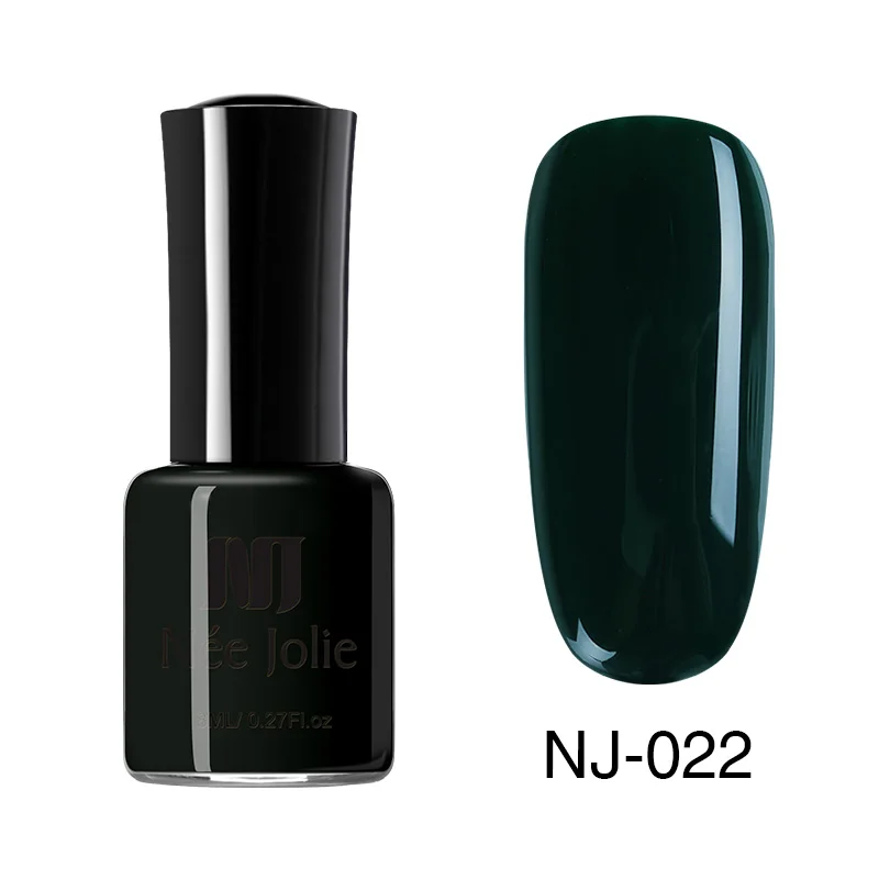 NJP-022 NEE JOLIE 8 мл Лак для ногтей чистая Серия матовый эффект лак для ногтей 7,5/3,5 мл зеркальный лак для ногтей 64 Цвета Доступные украшения - Цвет: NJP-022