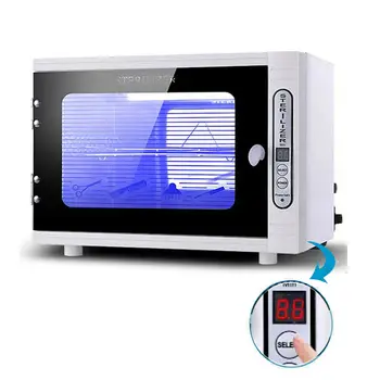 

UV Sterilizer Box Nail Manicure Tools Disinfection Cabinet Mini Ozone Ultraviolet Timer Sterilization Salon Esterilizador