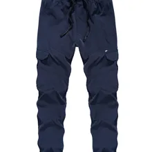 1815 мужские осенние и зимние уличные брюки, плотные, эластичные, свободные, дышащие, большие размеры, горный Клим