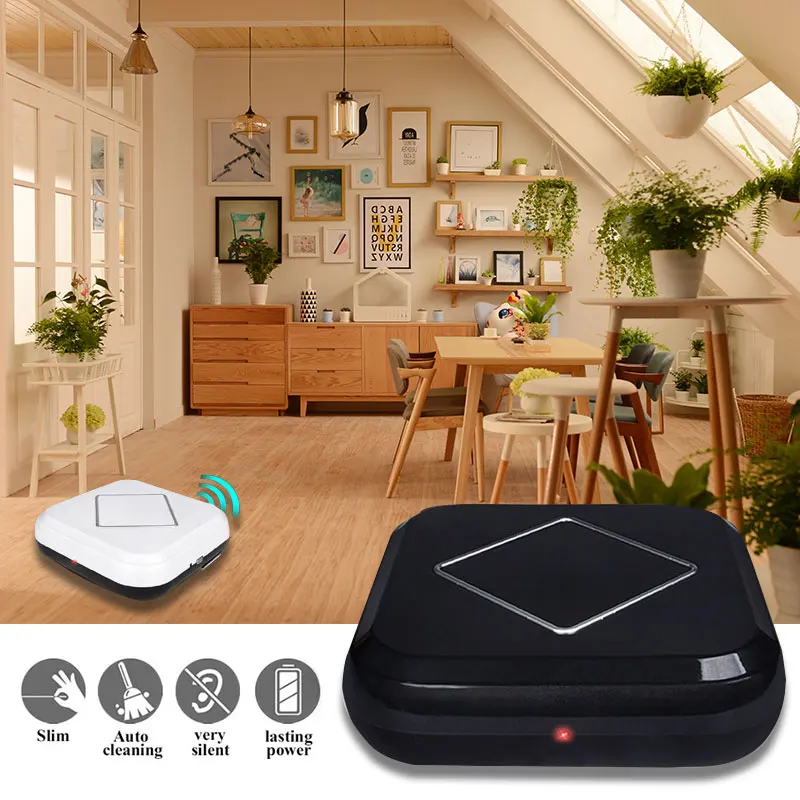 

Auto Sweeping Robot Smart Vacuum Cleaner Auto Cleaning Robot Rechargeable Automatic Mop 2in1 Cordless Mopping Home Household