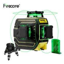 FIRECORE – niveau Laser vert 3D 12 lignes, nivellement automatique IP65 avec trépied récepteur 1.5/1.56/2/3M