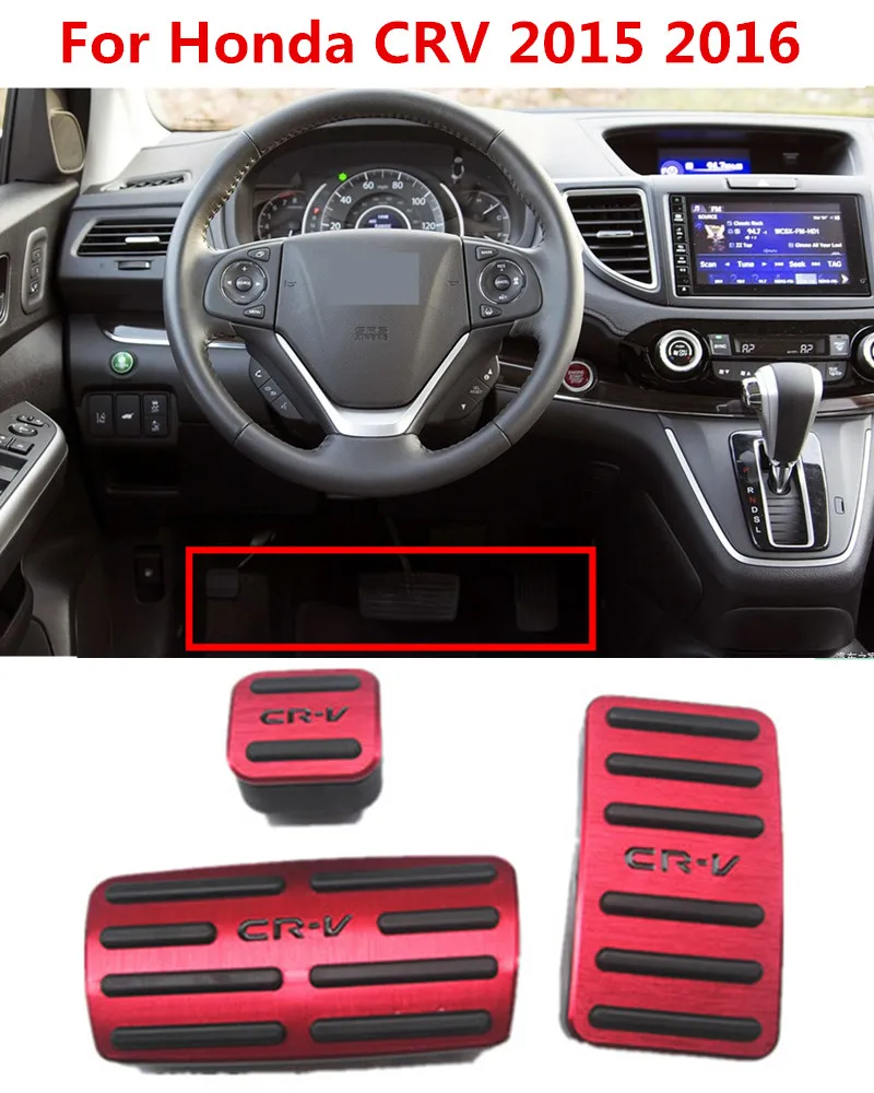 Автомобильные аксессуары алюминиевые педали автомобильные для Honda CRV педаль акселератора тормоз подставка для отдыха ноги педаль