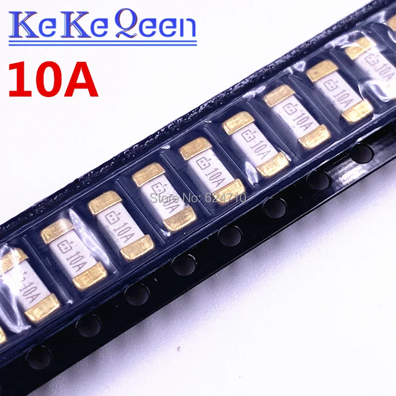 10*10 шт. = 100 шт. 1808 SMD 1A 2A 3A 4A 5A 6.3A 8A 10A 12A 15A каждый 10 шт. SMT Керамика предохранители для поверхностного монтажа