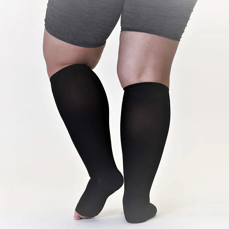 Big Size Compression Stockings Plus Size One Pair Compression Stockings Anti-varices 2XL/3XL/4XL/5XL Stockings Sport Running Men