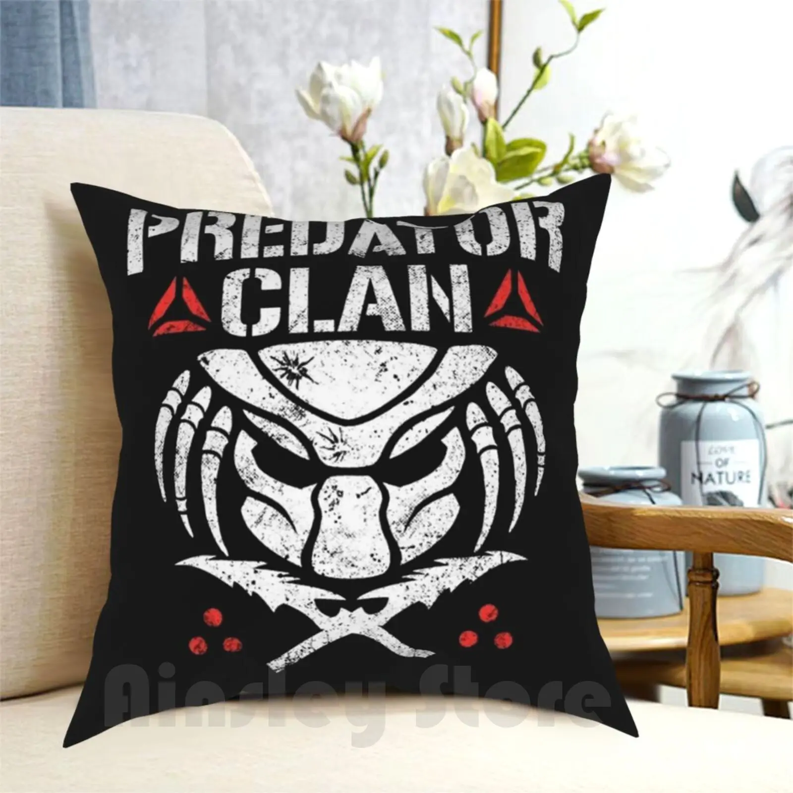 

Clan Pillow Case Printed Home Soft DIY Pillow cover Movies 80S 80S Movies Film Actions Retro Black And White Funny Cool
