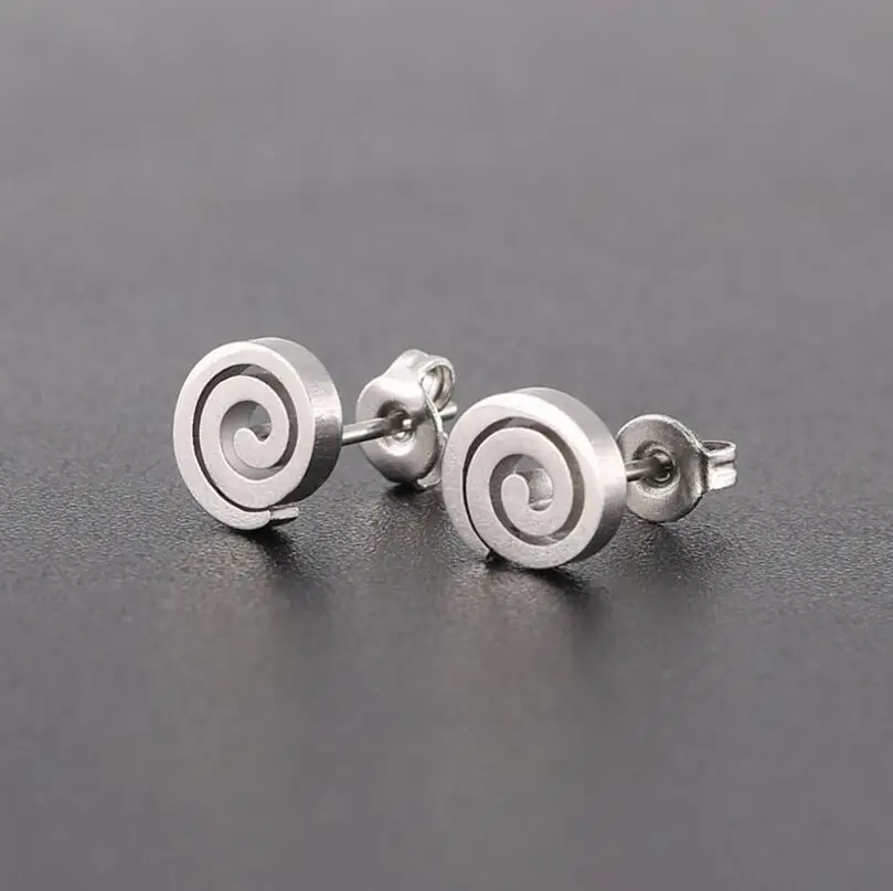 Stainless Steel Endless Spiral Fashion Earrings for Women 2020 Unique Swirl Earing Statement Party Jewelry Aretes - Image 2