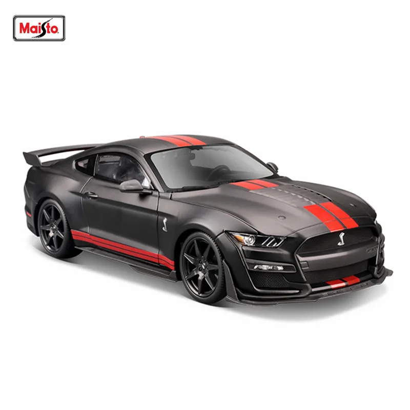 Maisto 1:18 супер новый продукт черный 2020 Mustang Ford Shelby GT500 модель спортивного автомобиля