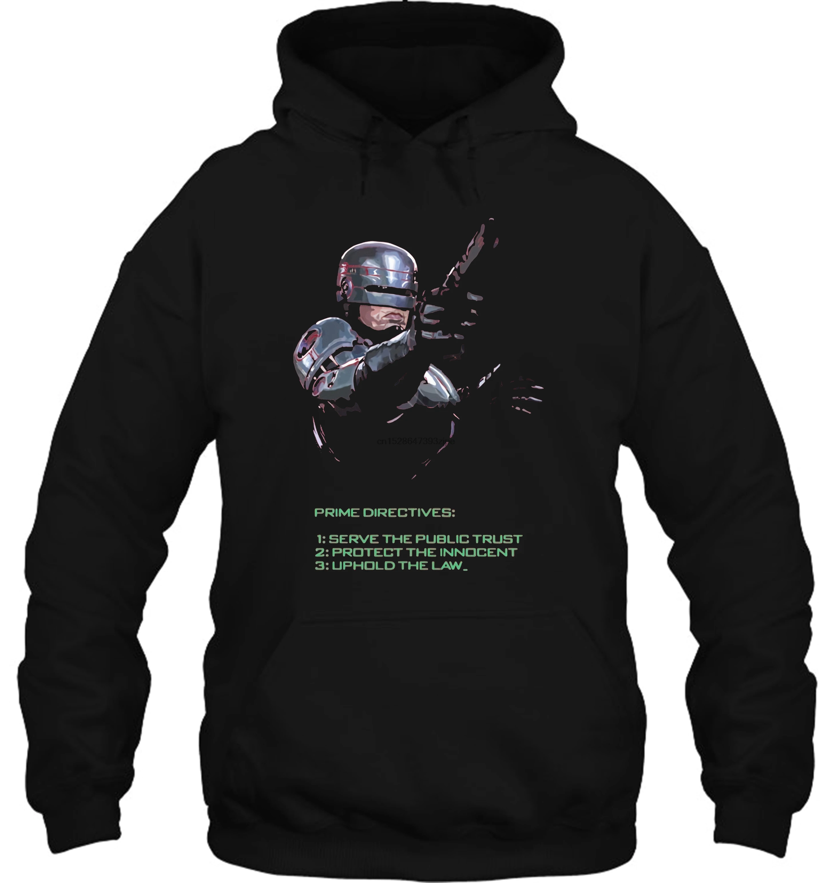 Мужская толстовка с капюшоном Robocop Prime directures женская уличная одежда