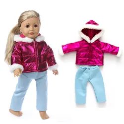 Winter Jacket and Coat for 18-Inch Baby Doll - 43cm Newborn Doll Clothing Ensemble (Shoes Not Included) (20)