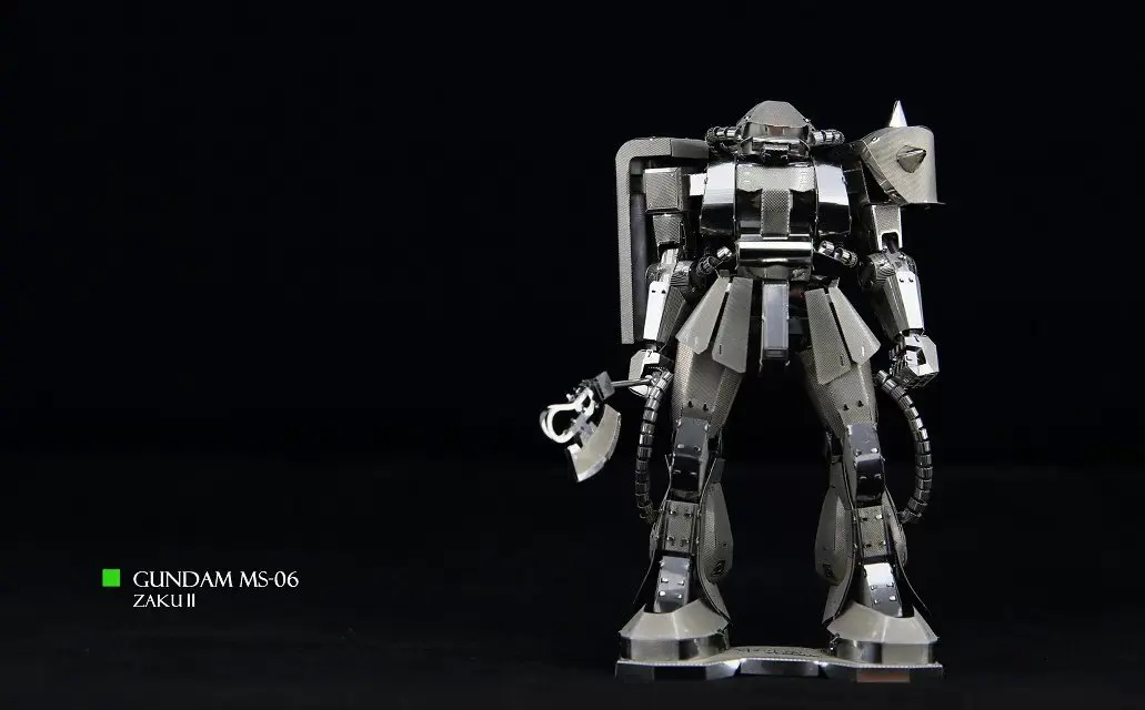 Love Spell Металл DIY собранная модель 3D головоломка Gundam мех MS-06 zakuii Zaku