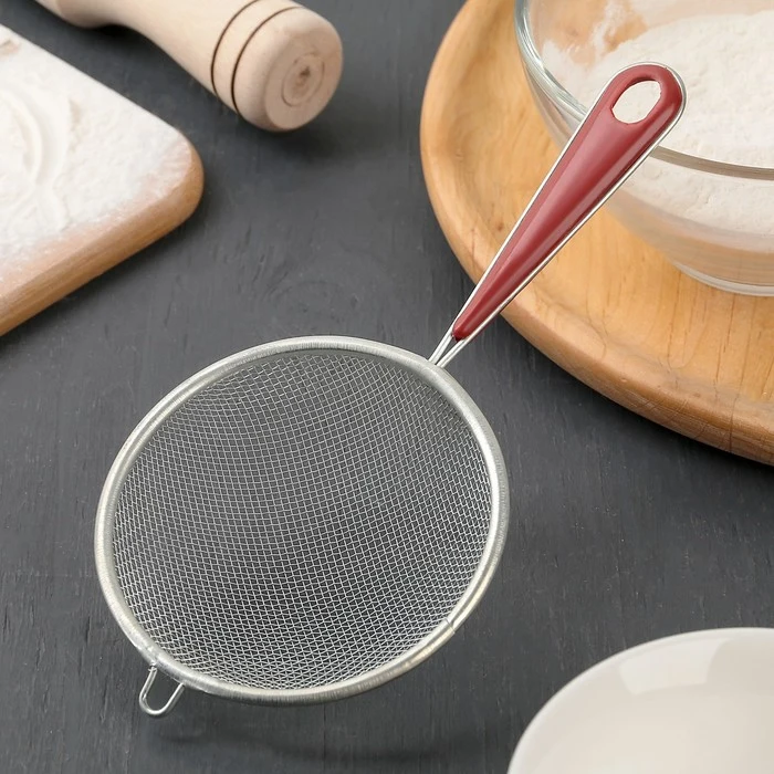 Набор сит, 3 шт: d = 6/7/9 см Кухонные принадлежности Дуршлаги Ситечки Инструменты Гаджеты Столовая Бар Дом Сад