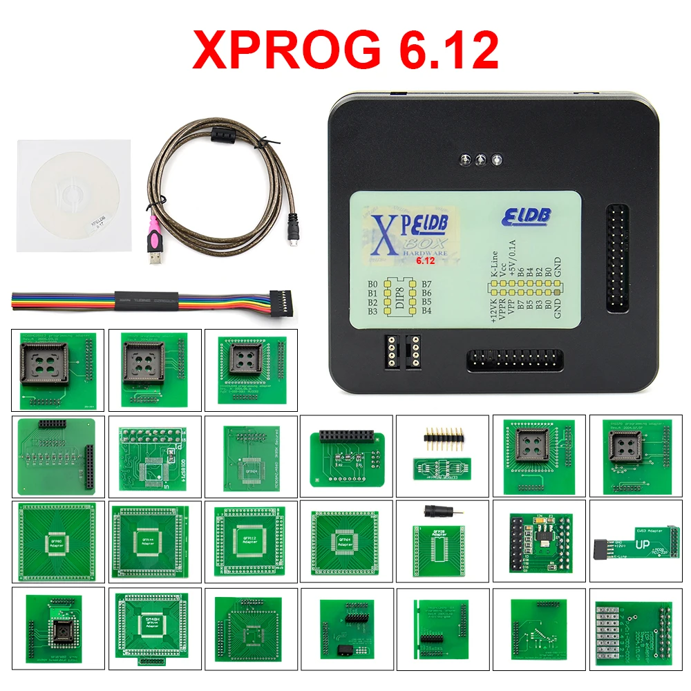 ПРОГРАММАТОР XPROG программатор X Prog-M 6 12 17 V6.12 ECU чип тюнинг Prog Добавление Новой