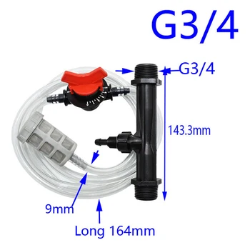 

Watering Fertilizer Injector With Water Tube Switch & Filter Replacements