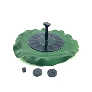 

Solar fountain pump floating lotus leaf water pump simulation lotus leaf fountain solar fountain small sprinkler