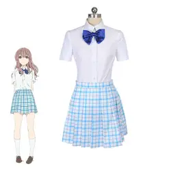 Аниме тихий голос Shouko Nishimiya Косплей Костюм Форма голоса школьная форма Необычные Вечерние униформа