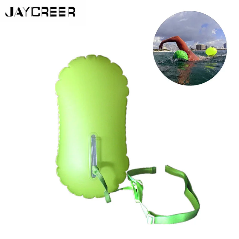 Swim Buoy Swim Safety Float Drybag for Open Water Swimmers Triathletes Kayaker Snorkelers waterproof bag dry bag swimming buoy