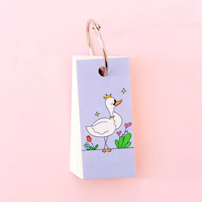 1 шт. Лебедь мини блокнот для заметок Kawaii канцелярские принадлежности студенческий милый планировщик блокнот Новинка блокнот s Расписание Книга Kawaii школьные принадлежности - Цвет: Небесно-голубой