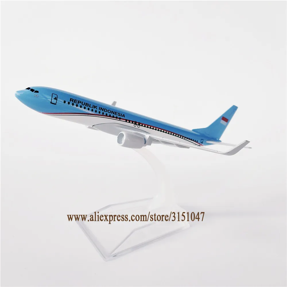 16cm Air REPUBLIK INDONESIA Boeing 737 B737 Airways Airlines Metal Alloy Airplane Model Plane Diecast Aircraft | Игрушки и хобби