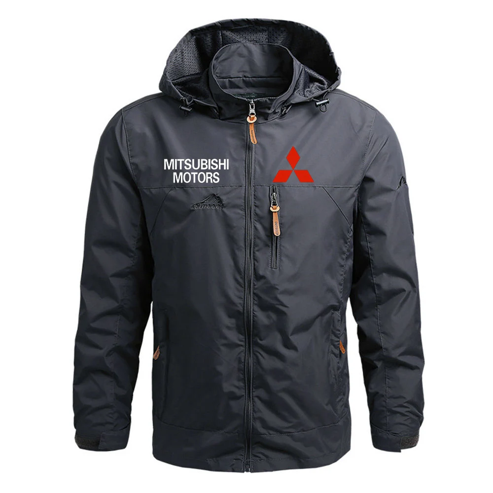 Новинка 2021 от MITSUBISHI MOTORS Стильные Классические мужские теплые свитшоты на молнии