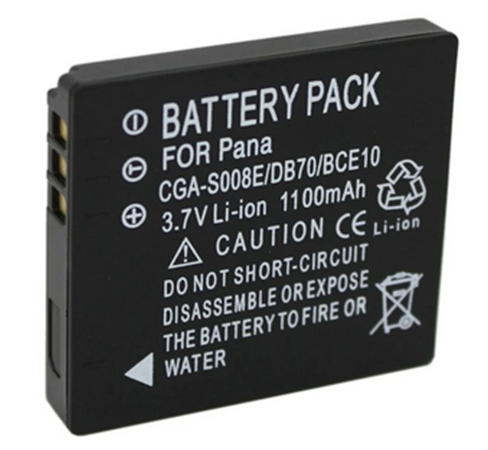 Battery Pack for Panasonic Lumix DMC-FS3, DMC-FS5, DMC-FS20, DMC