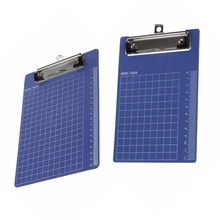 AAAJ-2Pcs Pad Клип держатель папка пластиковый буфер обмена синий фиолетовый для бумаги-А6 и А5