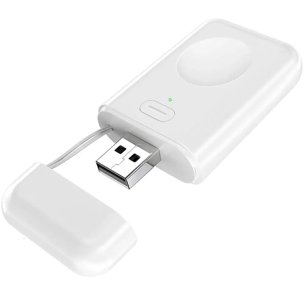 Магнитное зарядное устройство для Apple Watch Series 5 4 3 2 1 1000mAh power Bank Беспроводная зарядка портативная док-станция внешний аккумулятор - Тип штекера: Wireless Charger