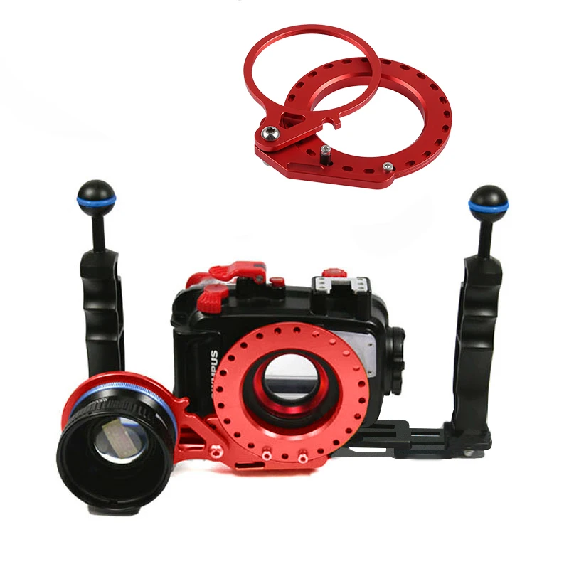 Горячая 3C-Puluz 67 мм до 62 мм Swing Wet-Lens диоптрий адаптер для Canon G7 X Ii/sony камера подводный дайвинг Housin
