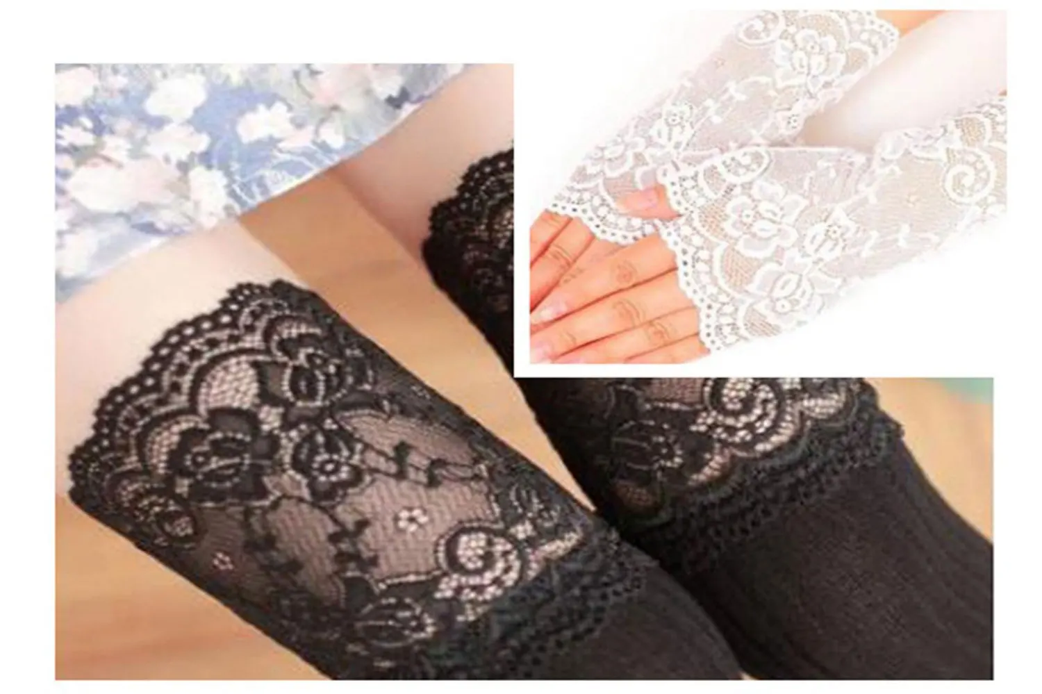 Description Picture 3 of itemNew 1Yard Flower Pattern 8CM Wide Elastic Lace Fabric Ribbon Lace Trim Ribbon Diy  African Fabrics Stretch Lace for crafts