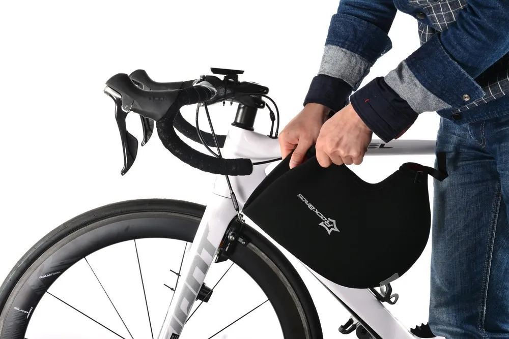 ROCKBROS ветрозащитные водонепроницаемые MTB велосипедные перчатки мотоциклетные теплые перчатки для спорта на открытом воздухе для езды на горном велосипеде Зимние перчатки