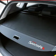 Для hyundai Tucson-18 Santafe 2013-19 специальный чехол для багажника материал занавес задний занавес выдвижной пространство автомобильные аксессуары